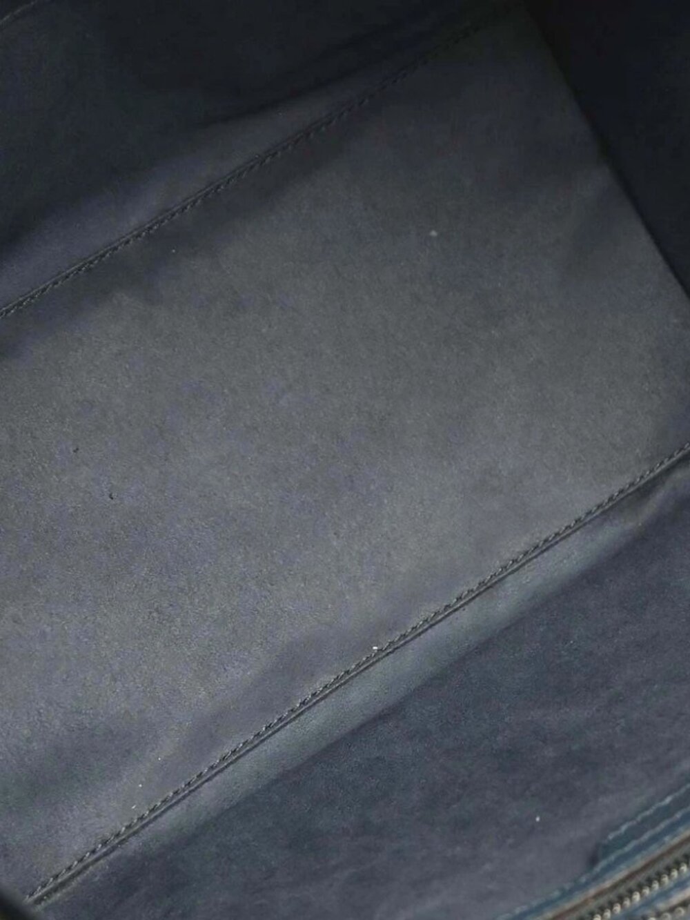Celine Navy Mini Luggage Tote Bag F-AT-0183 F-PA-0193 196989 - Picture 7 of 14